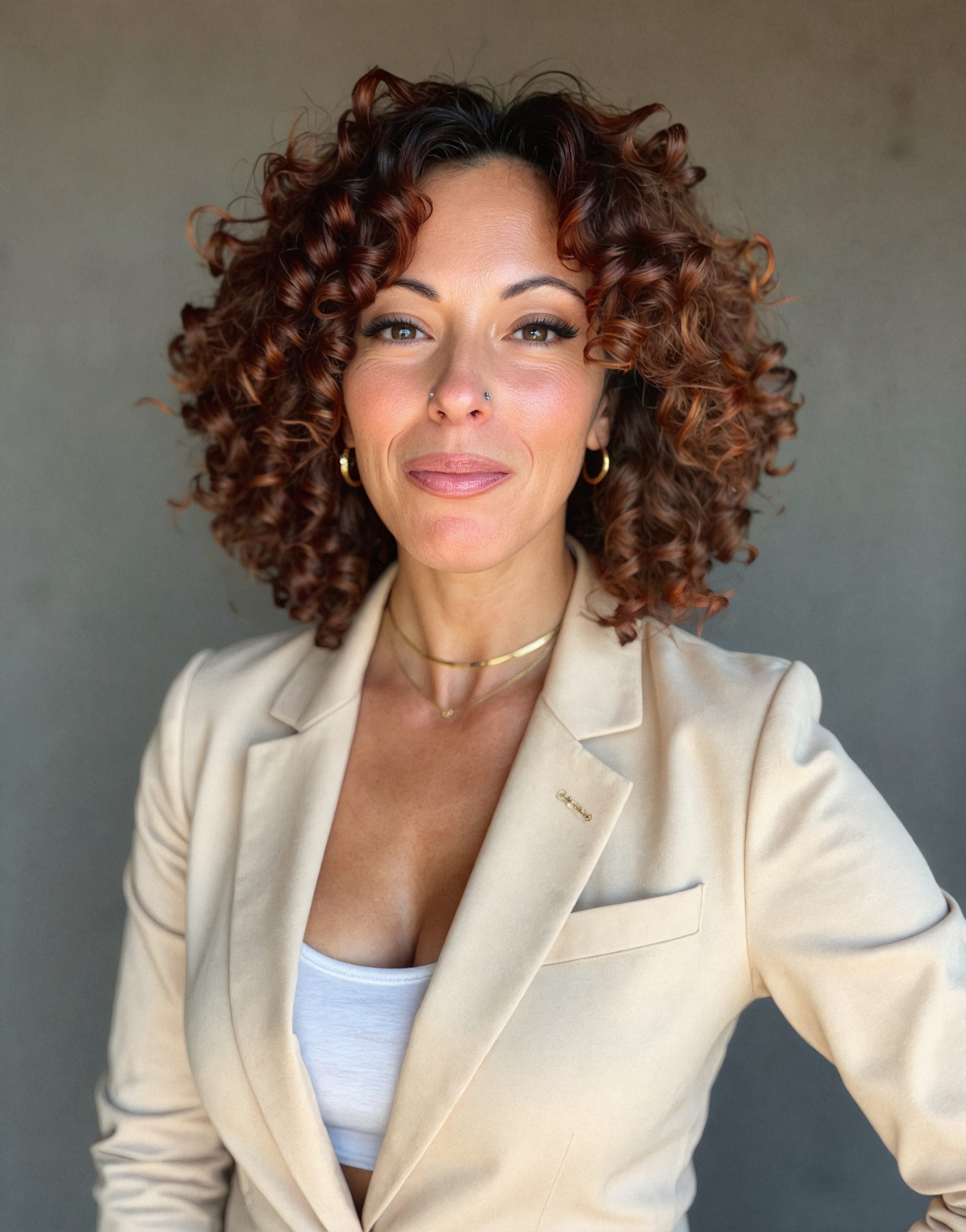 Brie Wieselman — cream blazer clinician portrait